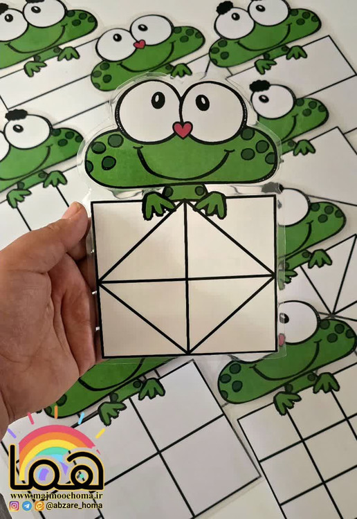 پک کسرهای مربعی ۱۲ عددی