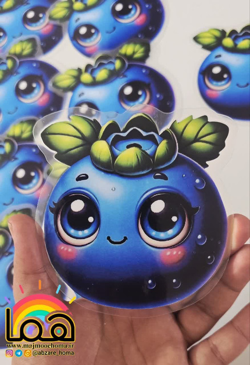 پک شمارشی بلوبری 10 عددی لمینتی مگنت دار