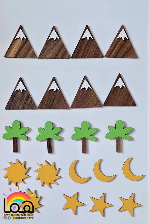 پک جدول دوستی چوبی