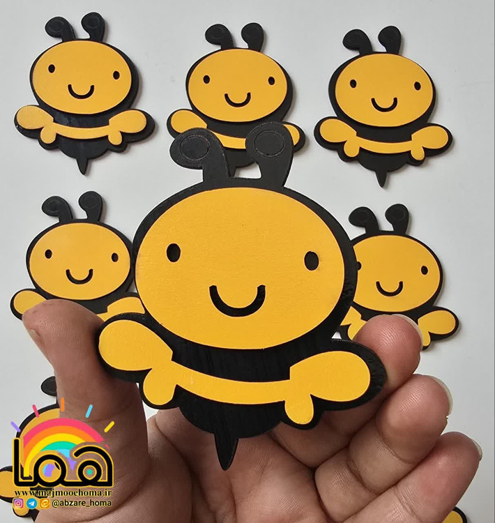 پک شمارشی زنبور چوبی