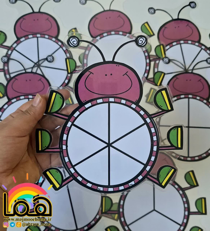 پک کسرهای دایره ای ۸ عددی