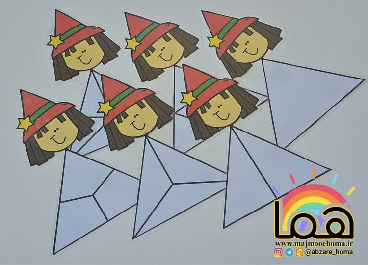 پک کسرهای مثلثی ۶ عددی