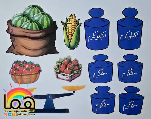 پک ترازو وزنه ها