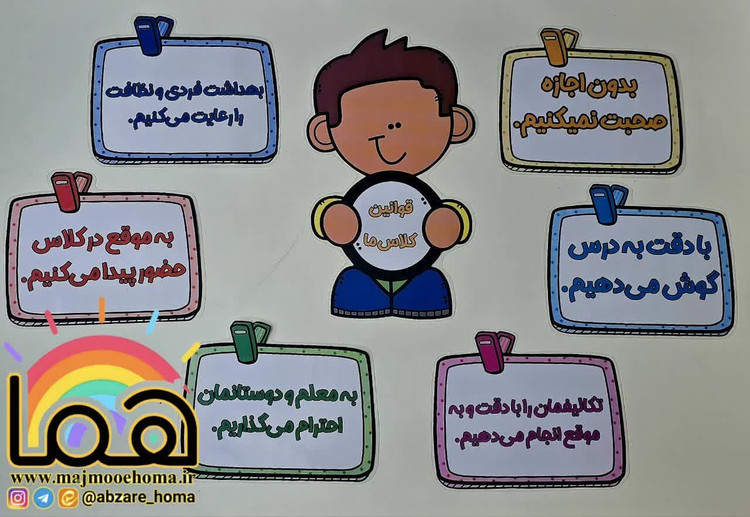 طرح قوانین کلاسی کد ۱ لمینتی