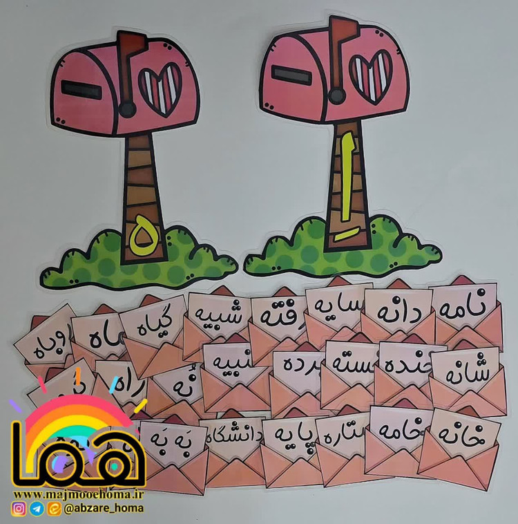 صندوق و نامه نشانه ه و اِ