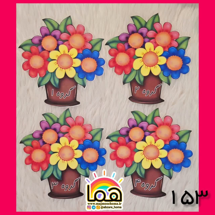 گروه بندی گلدان لمینتی