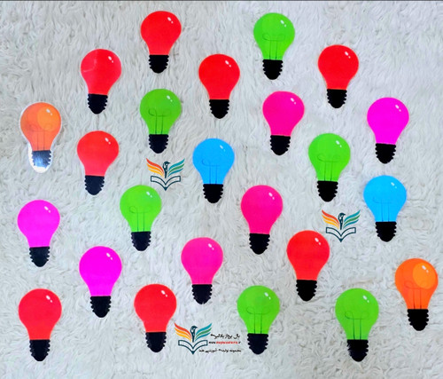 لامپ رنگی الگویابی